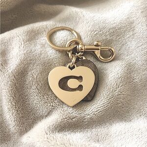 Coach Hearts Key Ring 🤎✨